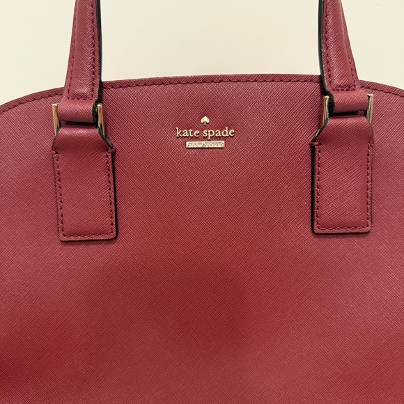Kate Spade Deep Red Satchel - Picture 3 of 7